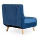 Крісло розкладне MEBEL ELITE MARRY Velvet Синій
