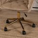 Стул офисный поворотный бархатный MEBEL ELITE MILAN Velvet Бежевый / Золотой