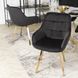 Стул бархатный поворотный MEBEL ELITE MIA Velvet Черный