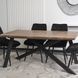 Стіл розкладний MEBEL ELITE HAMILTON 160(200)х90 Дуб рустик
