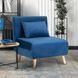 Крісло розкладне MEBEL ELITE MARRY Velvet Синій