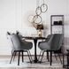 Стул поворотный бархатный MEBEL ELITE LUNA Velvet Серый
