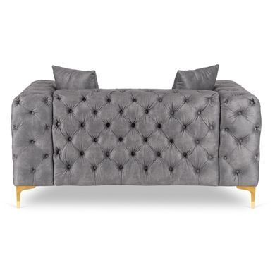 Диван MEBEL ELITE SORRENTO 2S Сірий фотографія