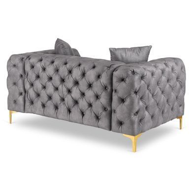 Диван MEBEL ELITE SORRENTO 2S Сірий фотографія