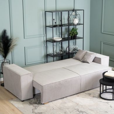 Диван MEBEL ELITE AMIR 247 см Сірий фотографія