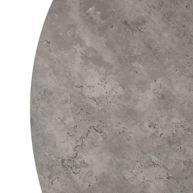Стіл розкладний круглий MEBEL ELITE LUKAS 100-250х100 см Бетон фотографія