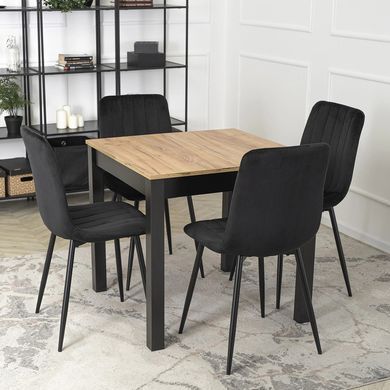 Стіл розкладний MEBEL ELITE BEN 80(200)х80 см Дуб крафт фотографія
