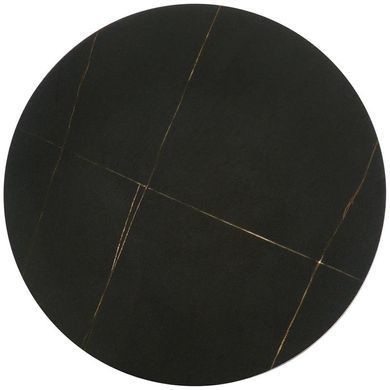 Журнальний столик VERDE Halmar 40x40 Чорний Мармур фотографія