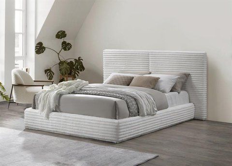 Кровать MADERA Halmar 160x200 Кремовый фотография