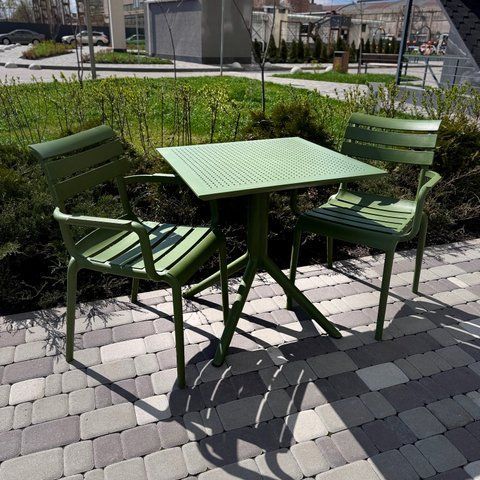 Комплект меблів для кафе Siesta Onto Paris with Sky 70 Olive Green