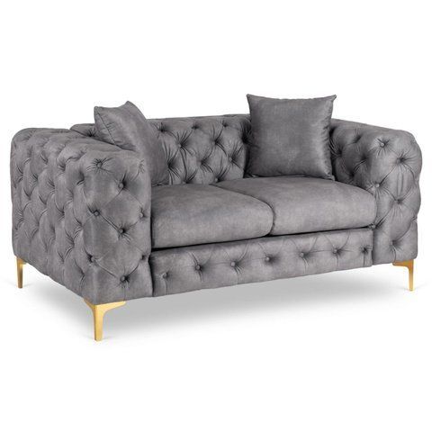Диван MEBEL ELITE SORRENTO 2S Серый фотография