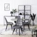 Стіл розкладний круглий MEBEL ELITE LUKAS 100-250х100 см Бетон