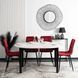 Стілець оксамитовий MEBEL ELITE PERU Velvet, Бордовий