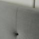 Ліжко оксамитове MEBEL ELITE BUENO Velvet 160x200 см Сірий