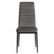 Стілець оксамитовий MEBEL ELITE NARIS Velvet Сірий