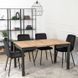 Стіл розкладний MEBEL ELITE BEN 80(200)х80 см Дуб крафт