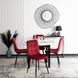 Стілець оксамитовий MEBEL ELITE PERU Velvet, Бордовий