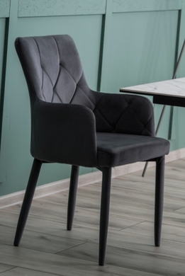 Кресло RICARDO Velvet Signal Серый фотография