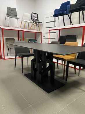 Стол обеденный ETNA LOFTY BLACK Concepto 180x90&nbsp;Керамика Черный фотография