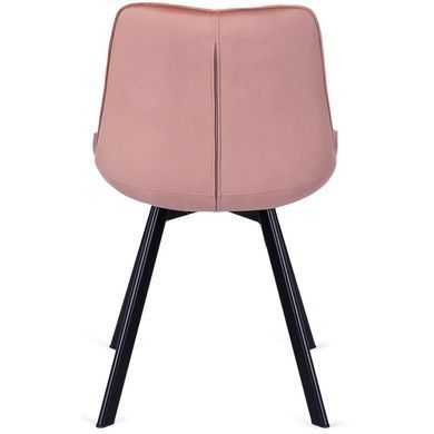 Стілець оксамитовий MEBEL ELITE RICK Velvet Рожевий фотографія