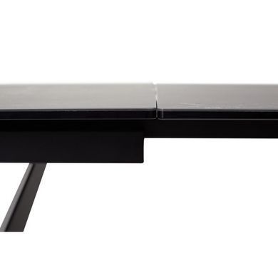 Стіл розкладний FJORD BLACK MARBLE КЕРАМІКА 200-300 см Concepto Чорний фотографія