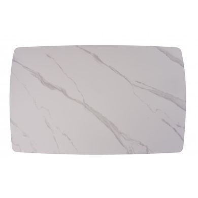 Стіл розкладний PALERMO WHITE MARBLE Concepto 140(200)x90 Кераміка Матовий Білий фотографія