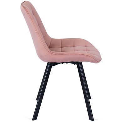 Стілець оксамитовий MEBEL ELITE RICK Velvet Рожевий фотографія