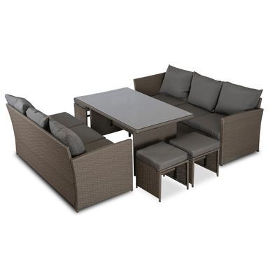 Комплект садових меблів MEBEL ELITE GEORGIA Сірий