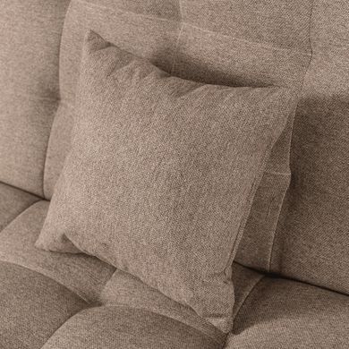 Диван раскладной MEBEL ELITE NEPAL 187 см Коричневый фотография