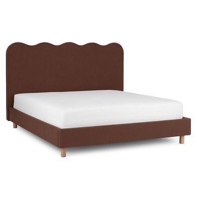 Ліжко двоспальне MEBEL ELITE IZMIR 160x200 см Рудий фотографія