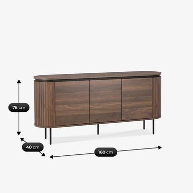 Комод MEBEL ELITE BECK Орех фотография