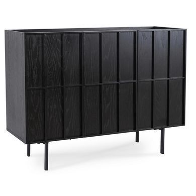 Комод MEBEL ELITE ANASTAZJA Чорний фотографія