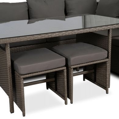 Комплект садових меблів MEBEL ELITE GEORGIA Сірий