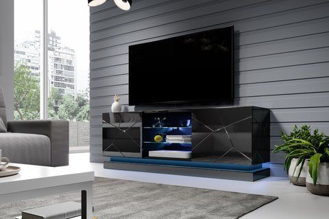 ТВ Тумба QIU Cama 160 Черный фотография