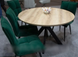 Стол раскладной TML-660 VETRO 120x120 Дуб Сонома
