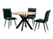 Стол раскладной TML-660 VETRO 120x120 Дуб Сонома