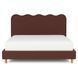 Ліжко двоспальне MEBEL ELITE IZMIR 160x200 см Рудий