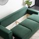 Диван 3-х местный бархатный MEBEL ELITE EMIL Velvet 230 см Зеленый