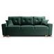 Диван 3-х местный бархатный MEBEL ELITE EMIL Velvet 230 см Зеленый