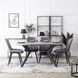 Стул бархатный MEBEL ELITE RIO Velvet, Серый