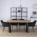 Стілець оксамитовий MEBEL ELITE VIKI Velvet чорний