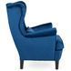 Кресло мягкое бархатное MEBEL ELITE KLARIS 2 Velvet Синий
