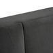 Ліжко двоспальне оксамитове MEBEL ELITE ANDRE Velvet 160x200 см Сірий