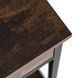Консоль MEBEL ELITE EVERLY 100 рустикальний дуб/чорний