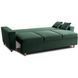 Диван 3-х местный бархатный MEBEL ELITE EMIL Velvet 230 см Зеленый