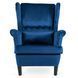 Кресло мягкое бархатное MEBEL ELITE KLARIS 2 Velvet Синий