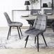 Стул бархатный MEBEL ELITE RIO Velvet, Серый