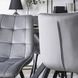 Стул бархатный MEBEL ELITE RIO Velvet, Серый