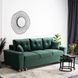 Диван 3-х місний оксамитовий MEBEL ELITE EMIL Velvet 230 см Зелений фотографія