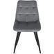 Стул бархатный MEBEL ELITE RIO Velvet, Серый